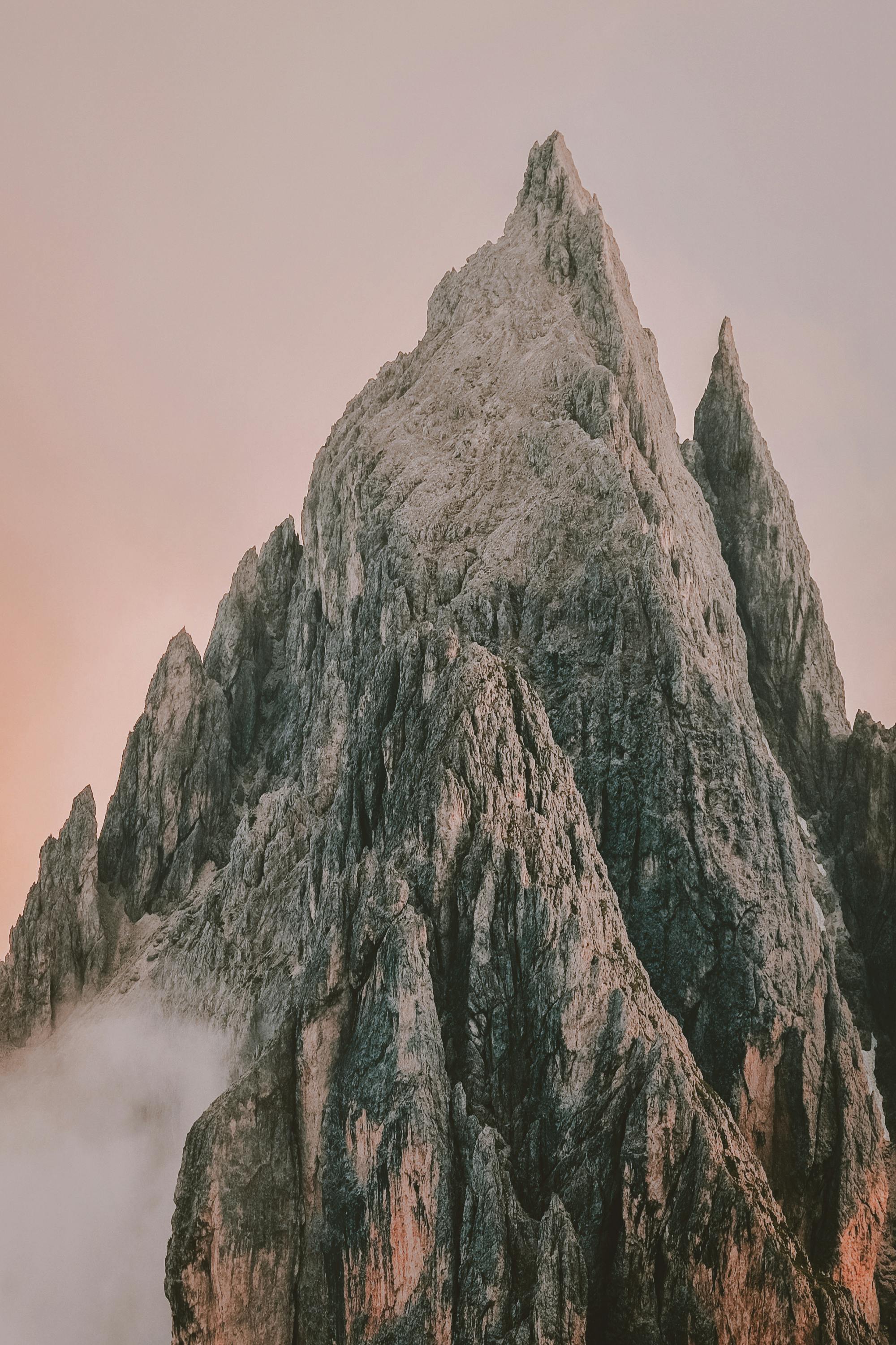 Jagged Rocky Mountain Peaks