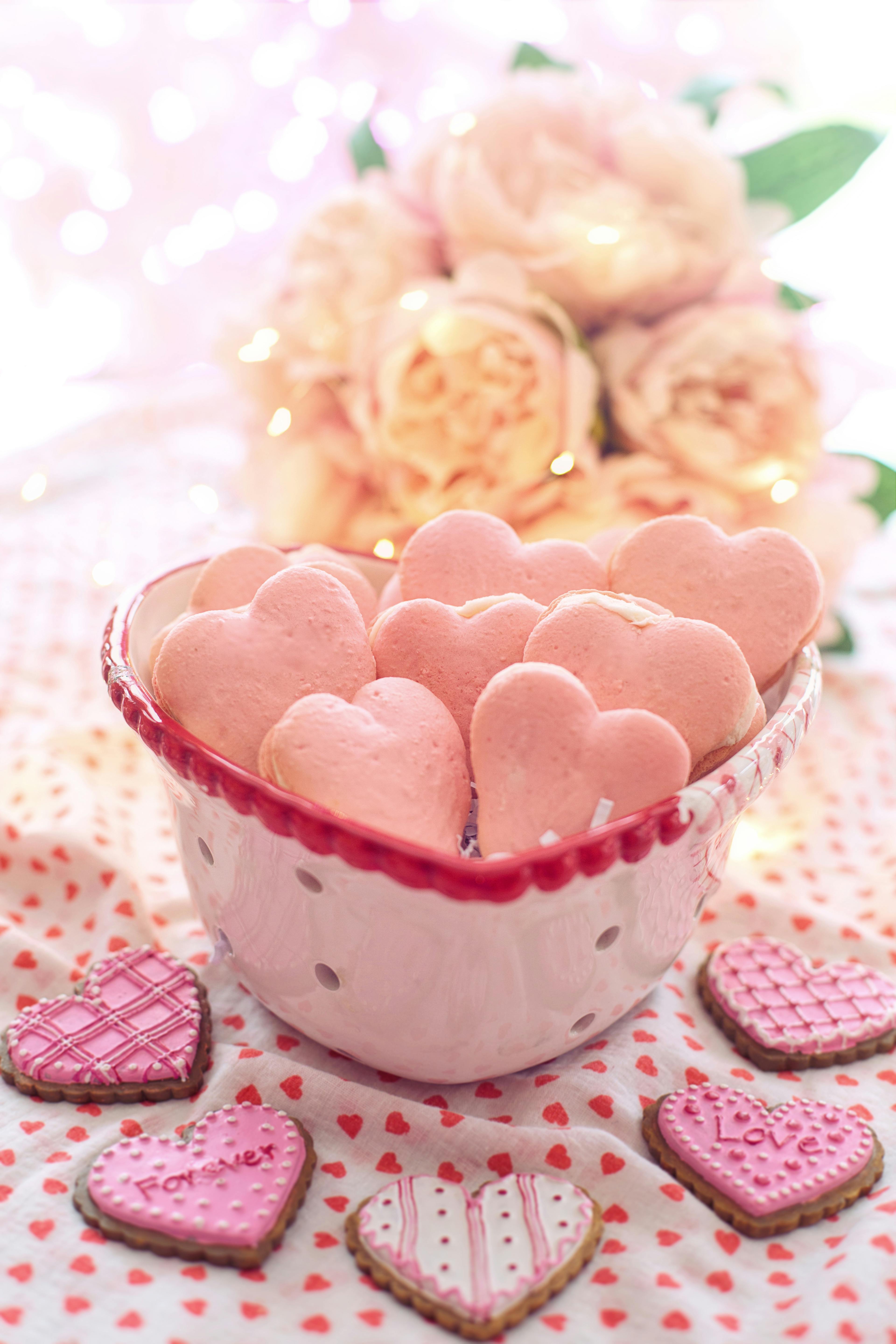 Valentine's Heart-shaped Cookies