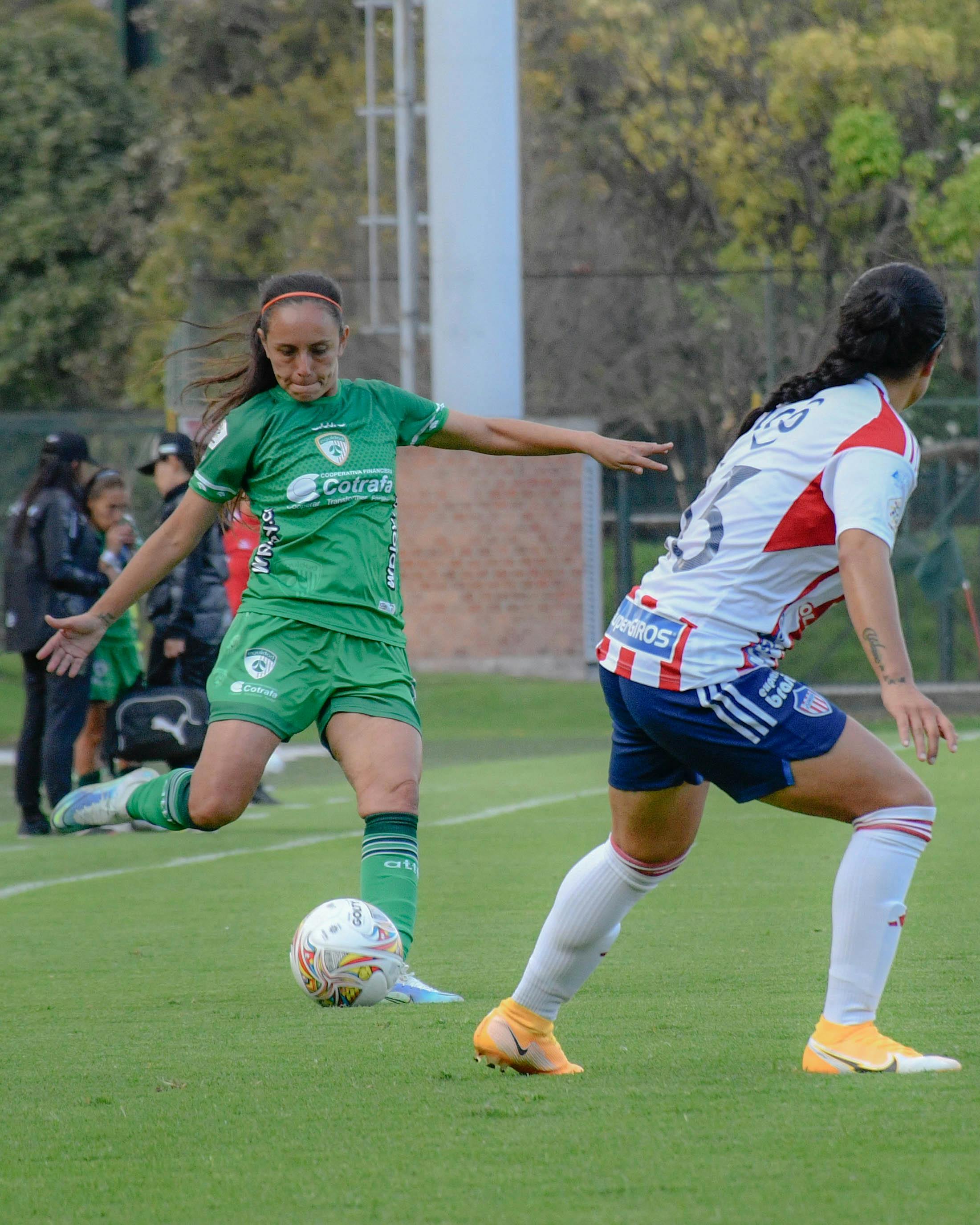 Women's Soccer Match Action