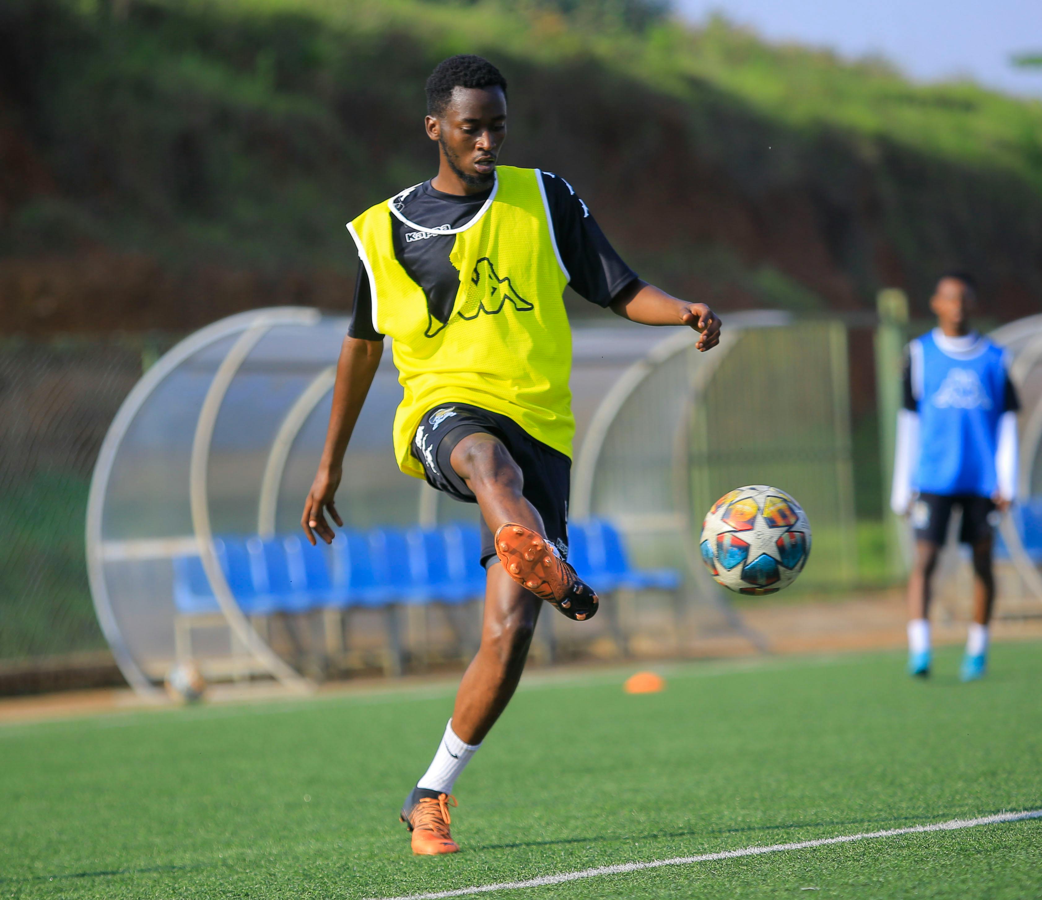 Soccer Player in Training Session