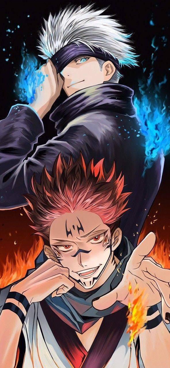 Gojo and Sukuna from Jujutsu Kaisen