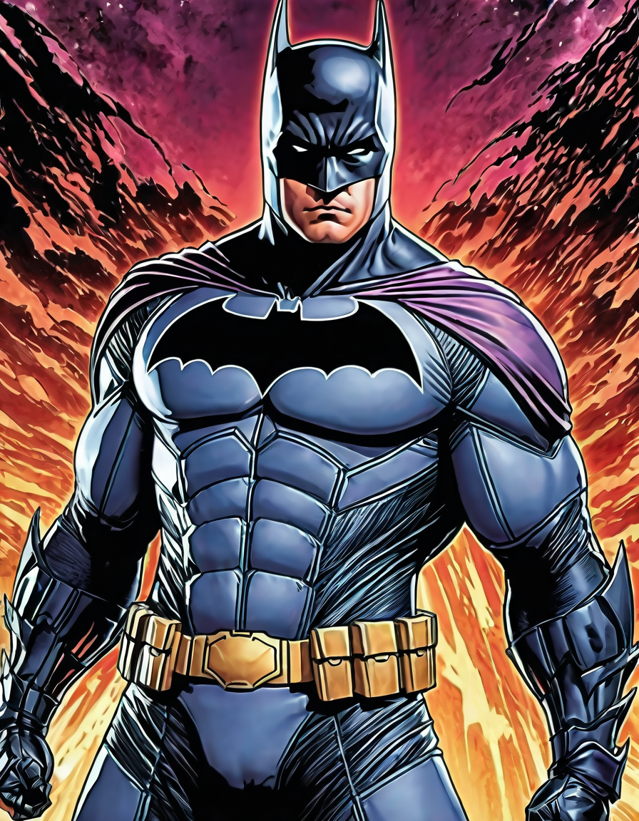 Comic Style Batman Portrait