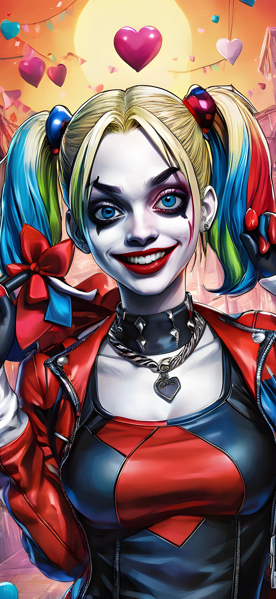 Portrait of Harley Quinn
