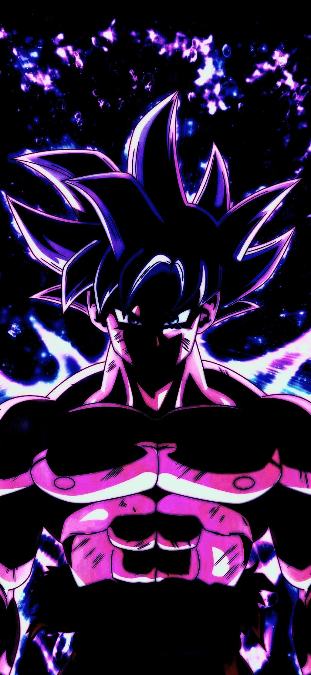 Ultra Instinct Goku Neon Art — Anime