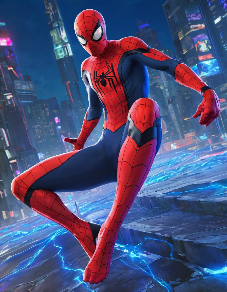 Spider-Man in Night City