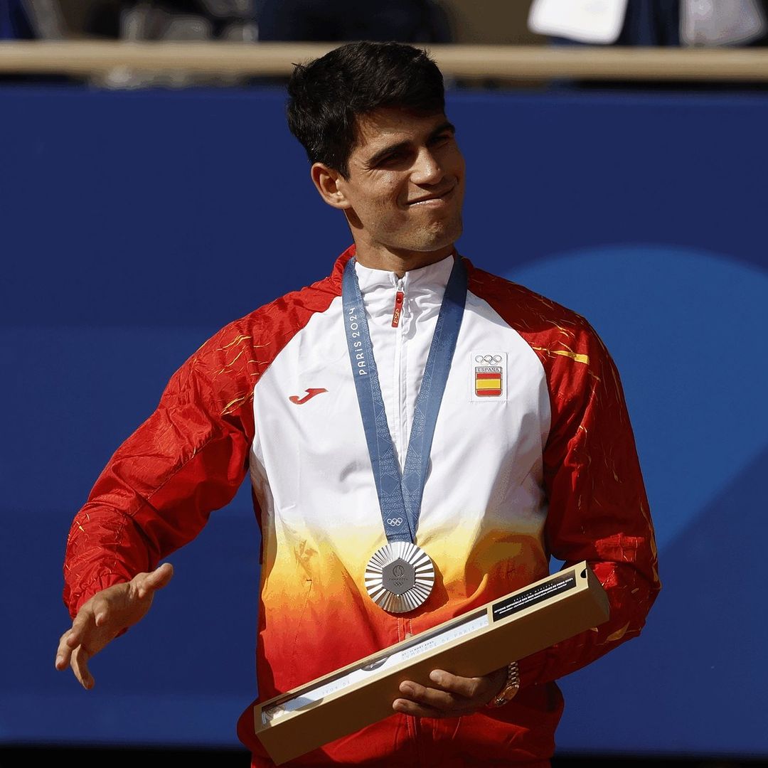Alcaraz with Paris 2024 Olympic Silver Medal