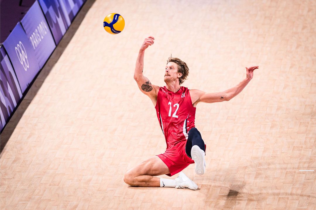 Sitting Volleyball Player at Paris Olympics