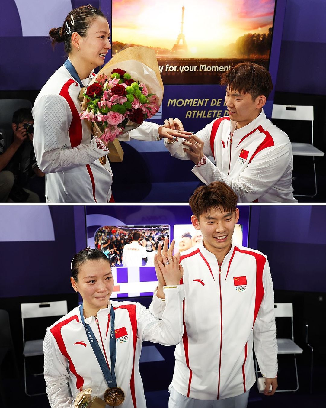 Paris Olympics Marriage Proposal