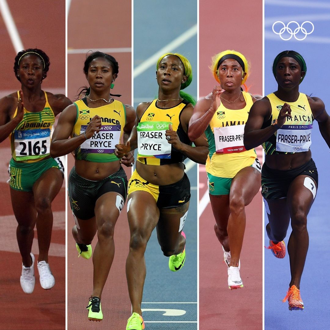 Shelly-Ann Fraser-Pryce Across Five Olympics