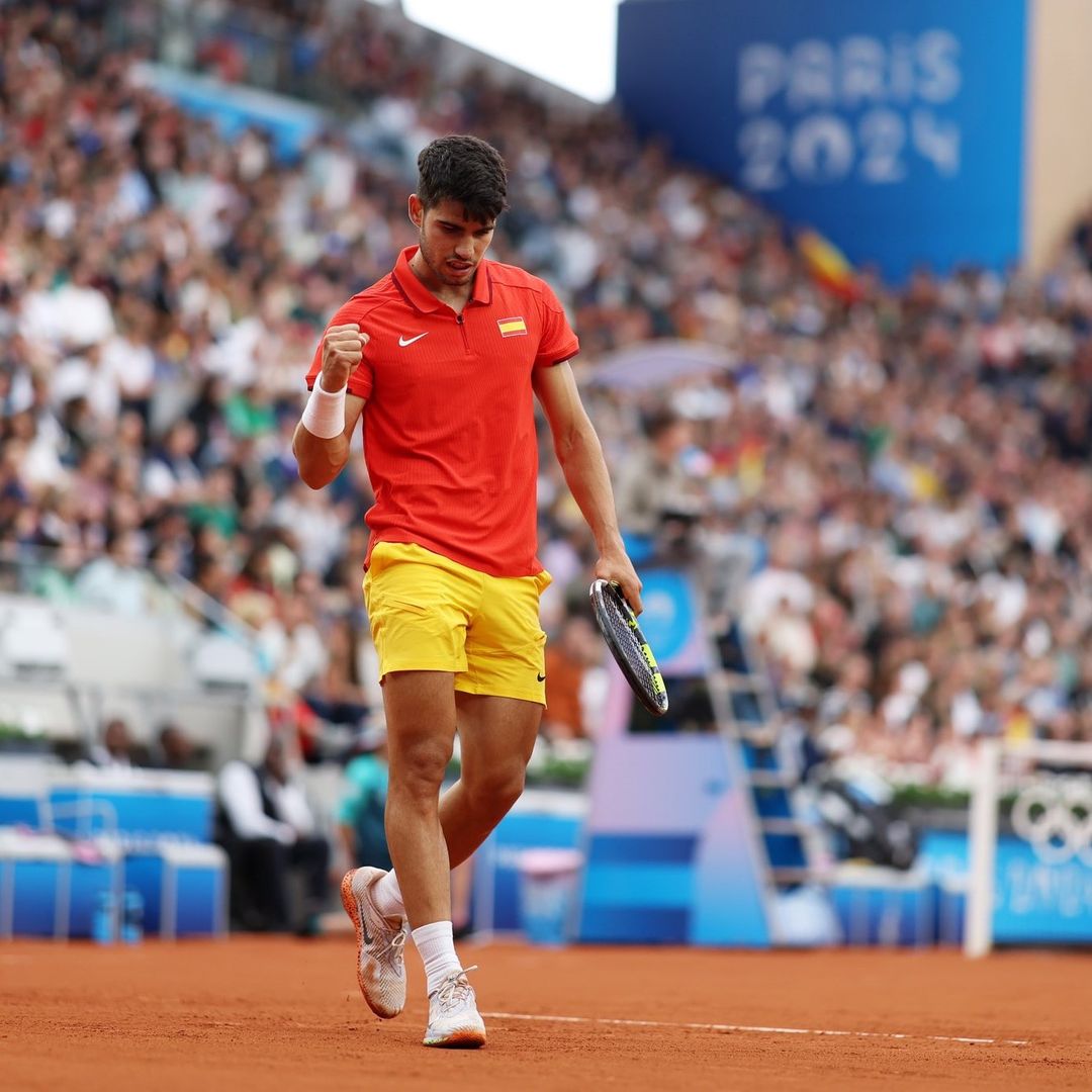 Carlos Alcaraz at Paris 2024 Olympic Tennis