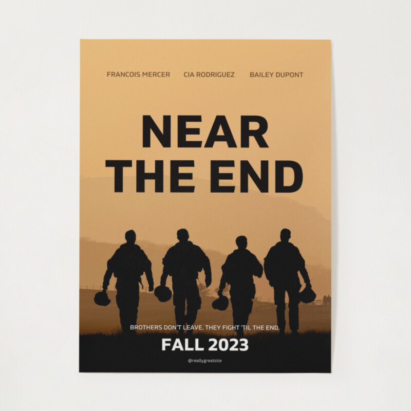 Near The End Movie Poster — Film & TV