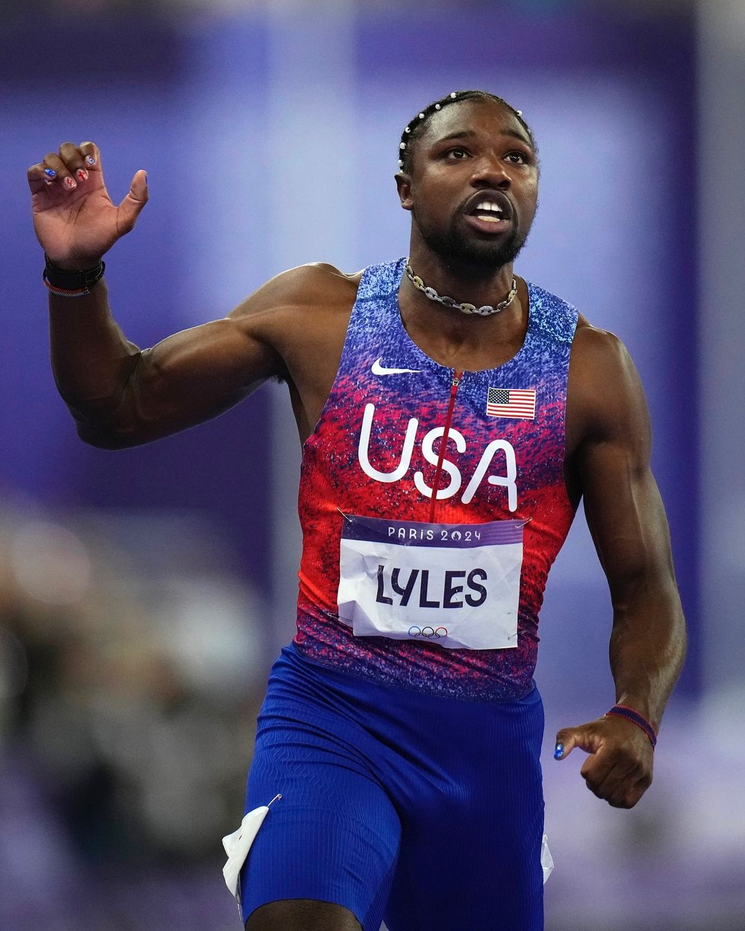 Noah Lyles at Paris 2024 Olympics