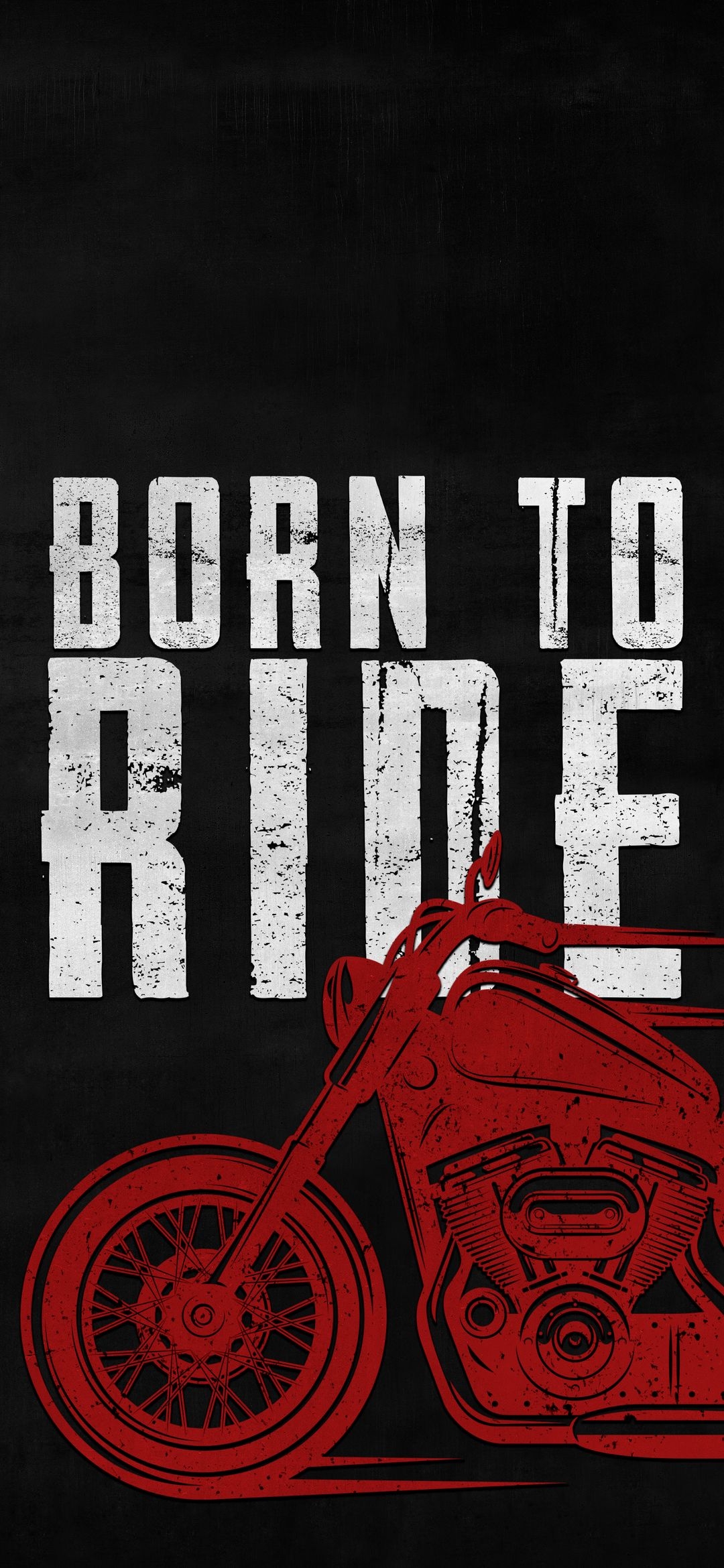 Born To Ride Motorcycle Graphic