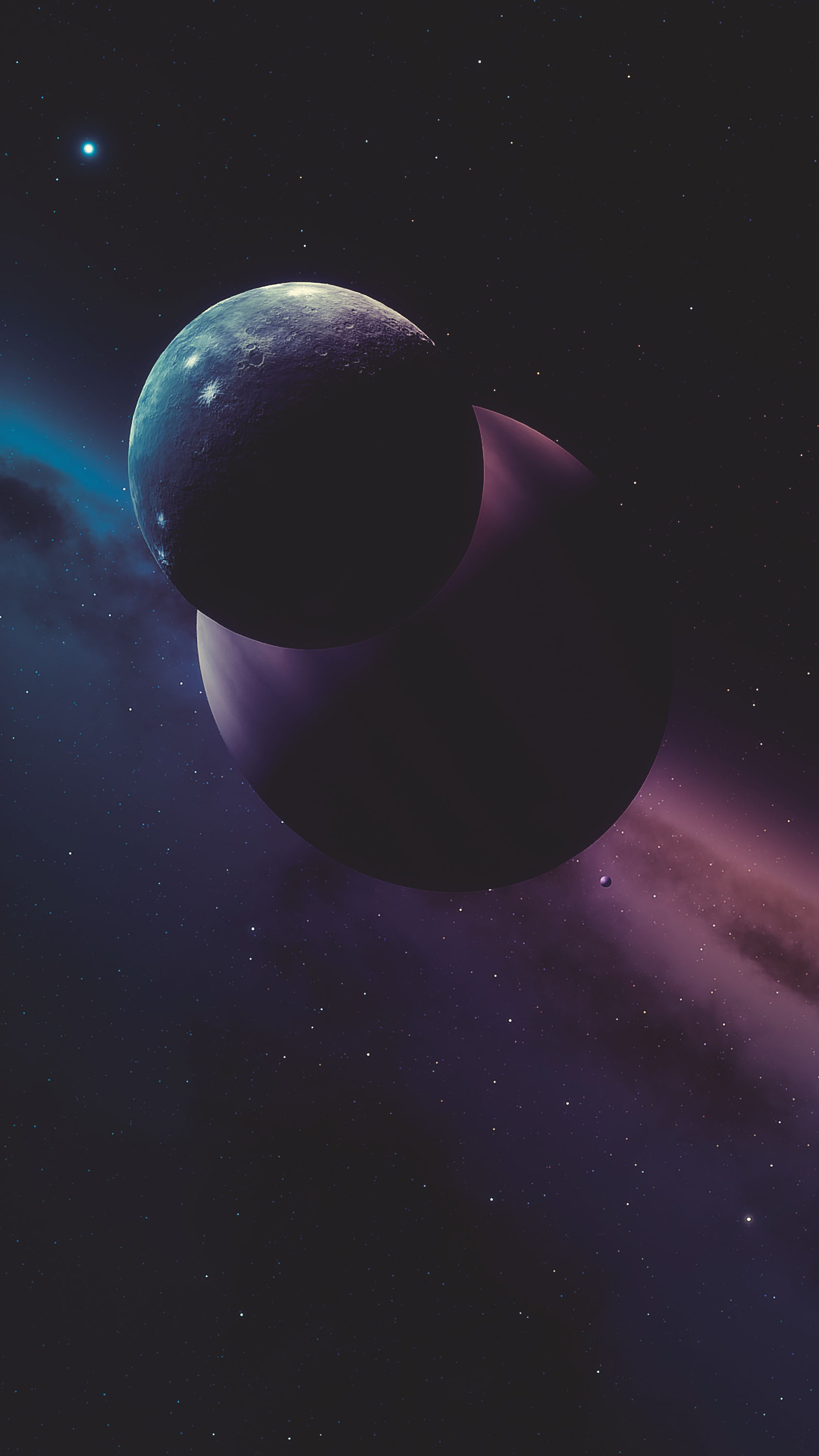 Two Planets Aligned in Outer Space