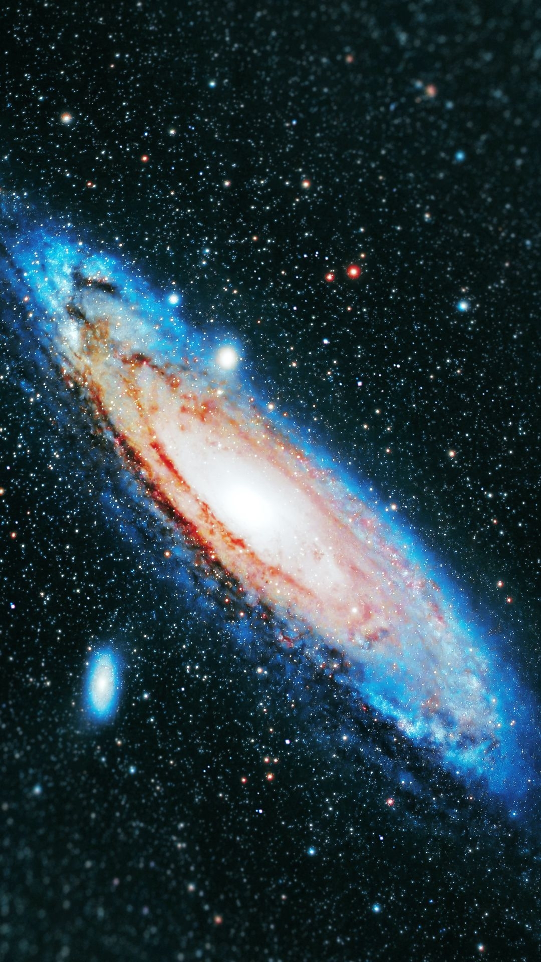 The Andromeda Galaxy in Deep Space