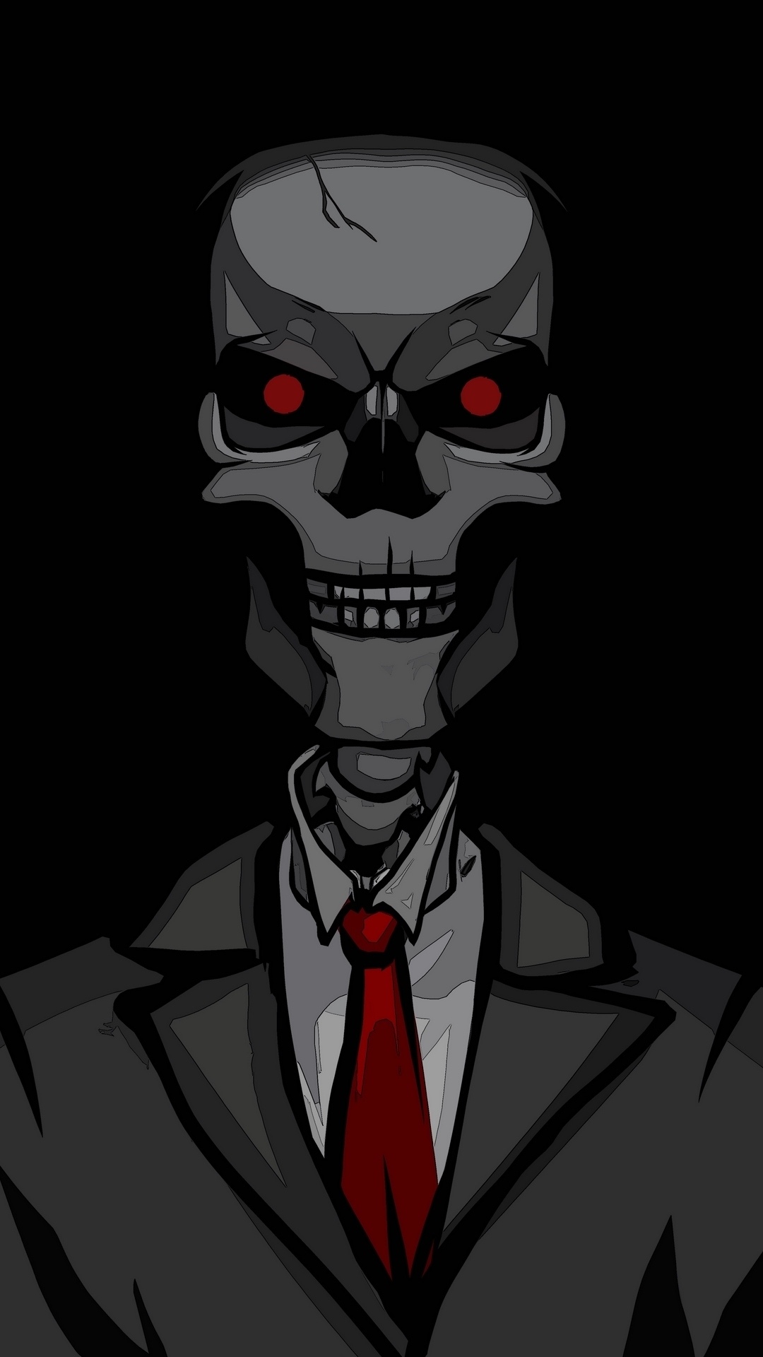 Skeleton in Business Suit
