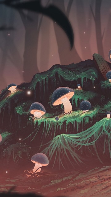 Dark Forest Mushroom Glade