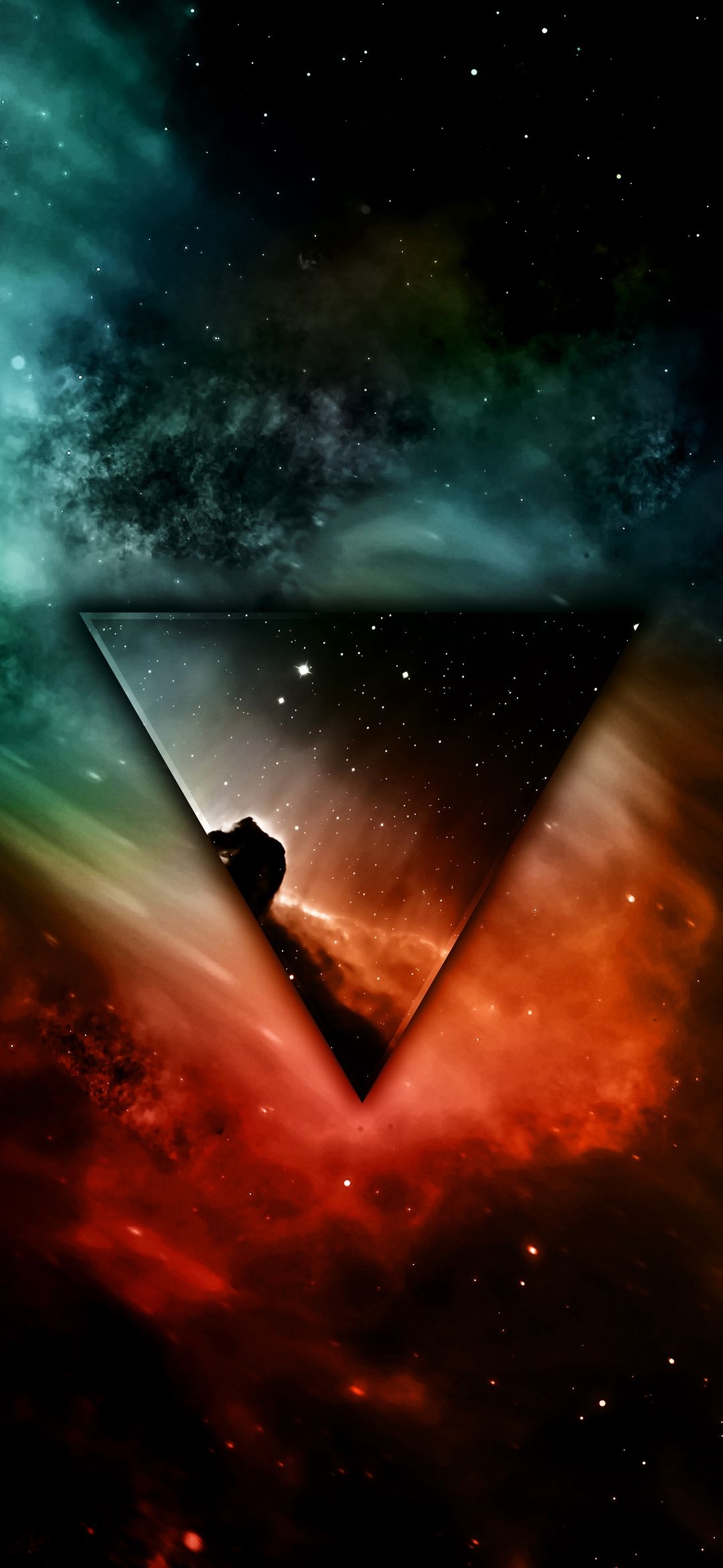 Inverted Triangle Cosmic Nebula