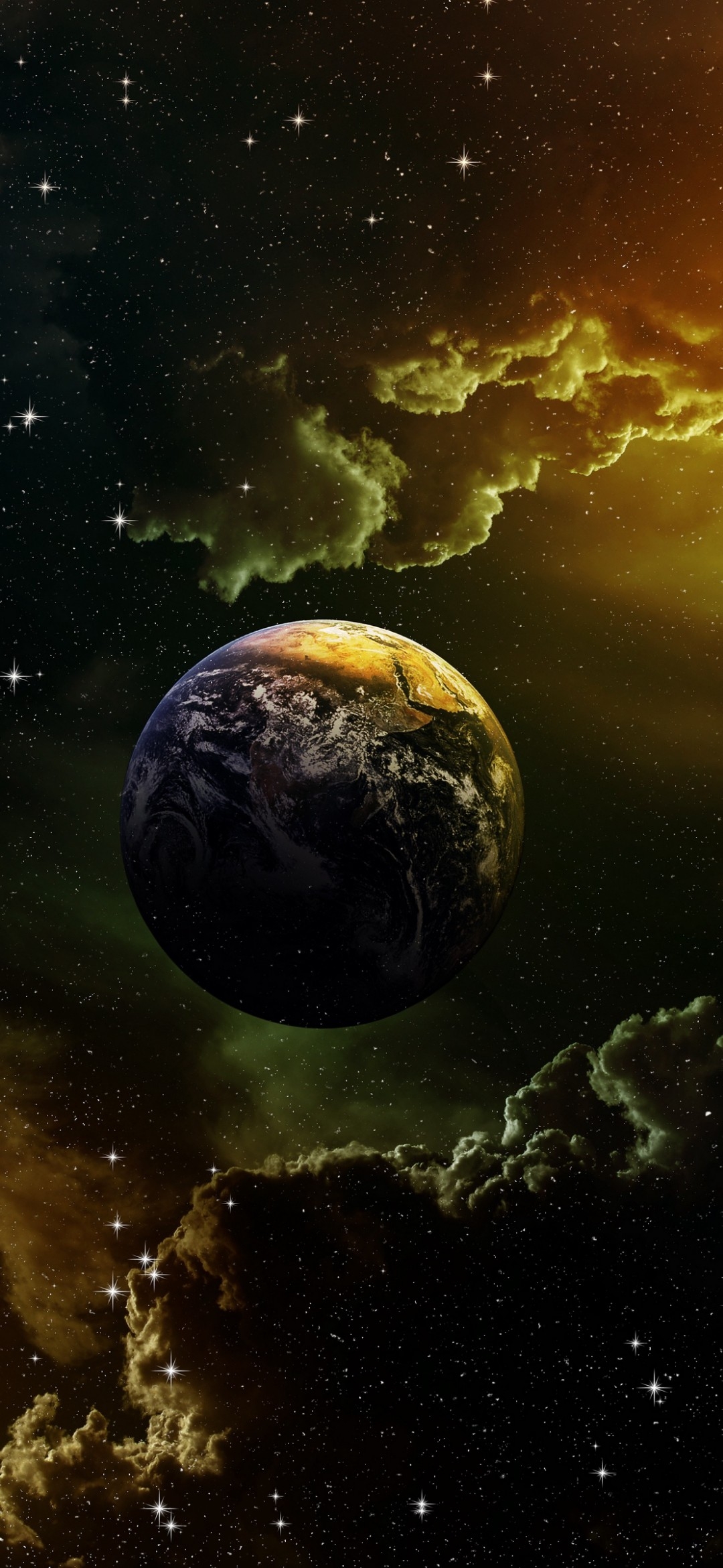 Planet Earth in Outer Space