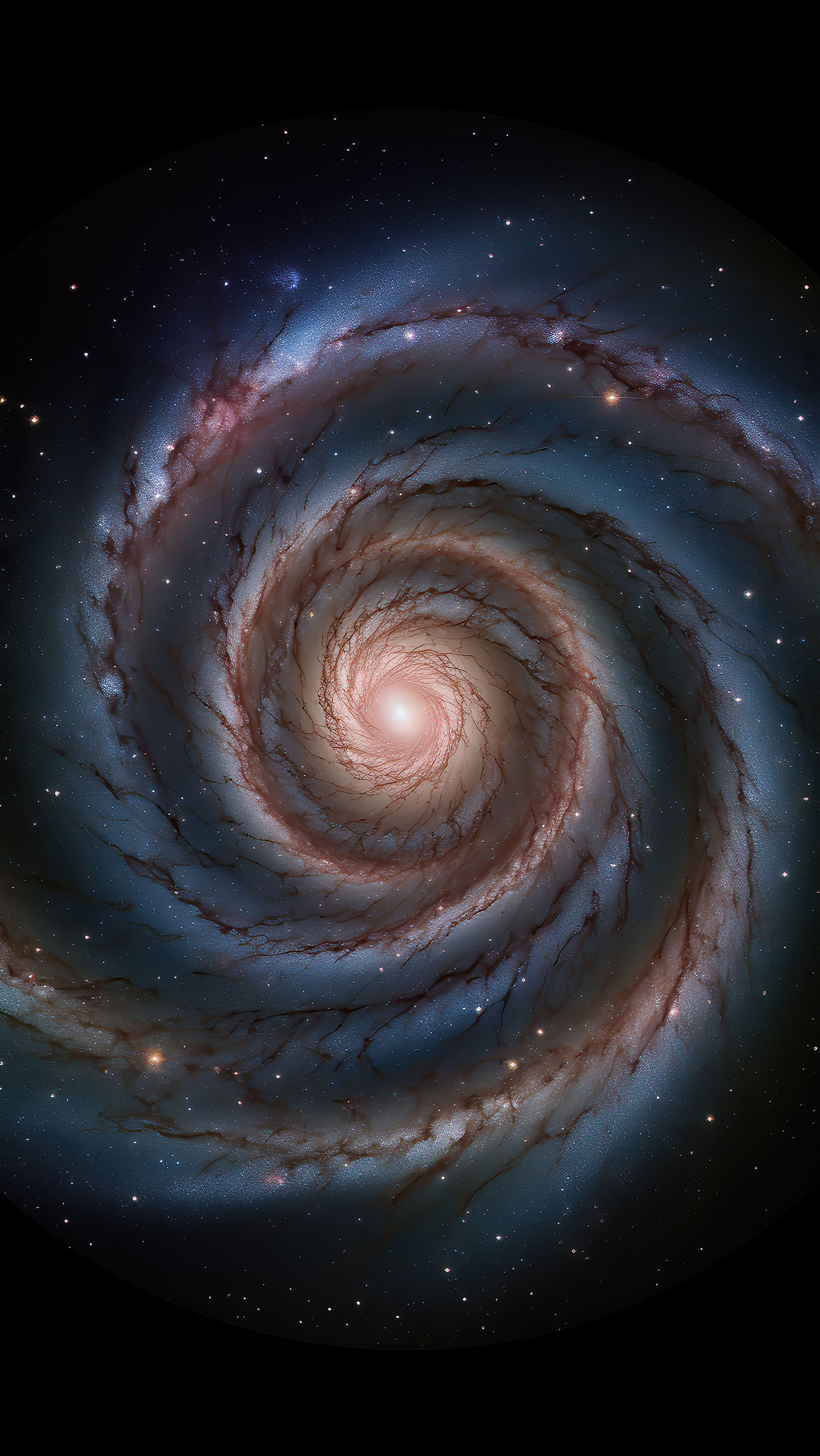 Spiral Galaxy in Deep Space