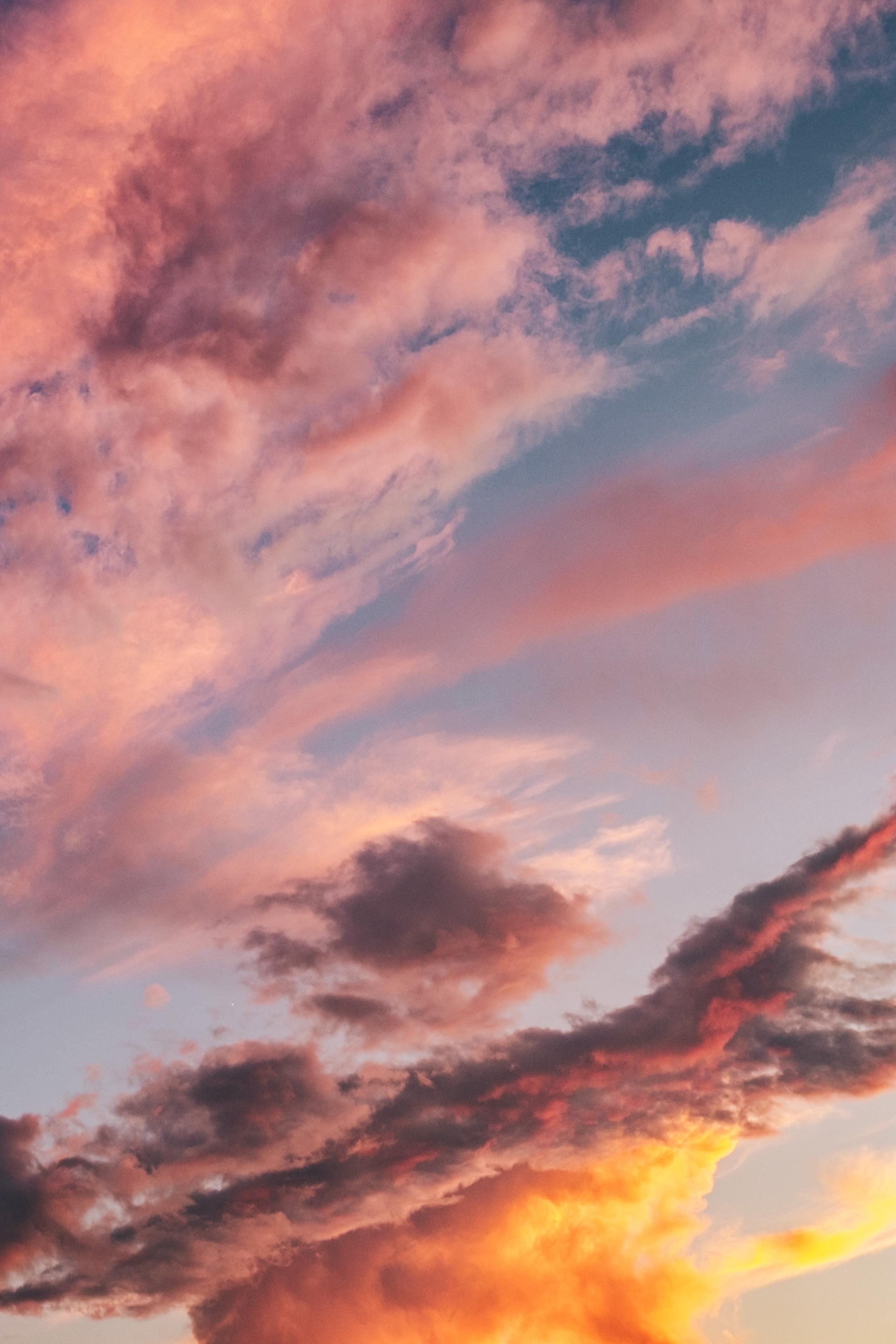 Colorful Sunset Sky With Clouds