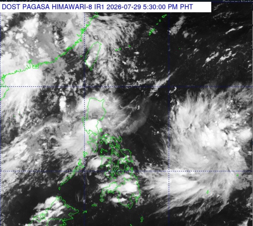 LPA to continue bringing rains over parts of Luzon, Western Visayas