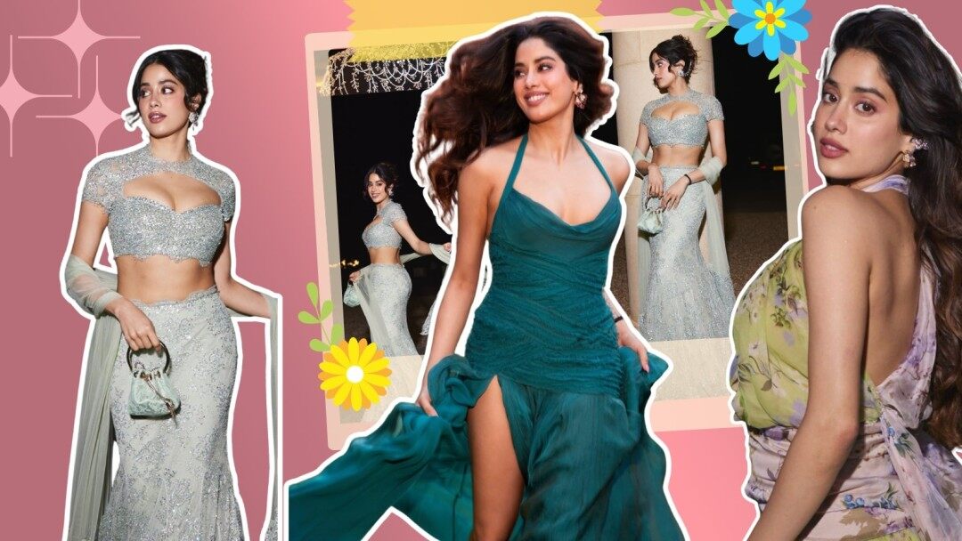 Janhvi Kapoor Is A Vision In Shades Of Green And We're Taking Notes This Wedding Season