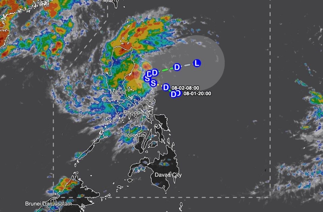 Rains, gusty winds expected in parts of Quezon, Bicol due to TD Luis