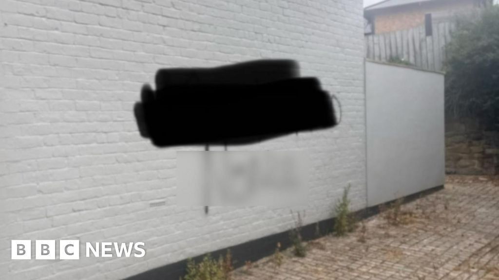 Teesside memorial garden and buildings defaced with graffiti
