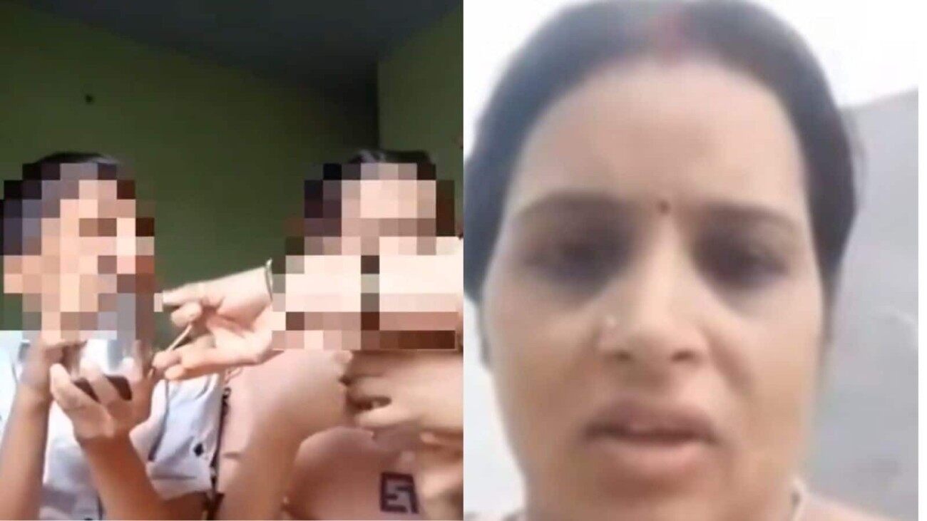 On Camera: Haryana Anganwadi Worker Gives Poison-Laced Milk To 2 Children Before Killing Herself