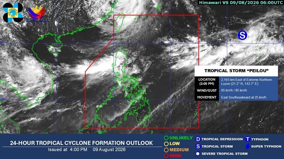 Habagat rains to drench Luzon, Visayas on Monday — PAGASA