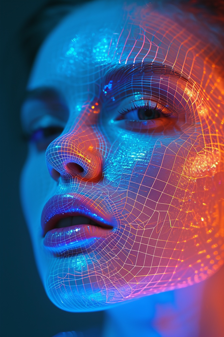 Digital Facial Recognition Scan