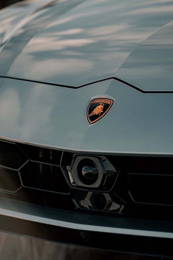 Close-up of Lamborghini Car Front