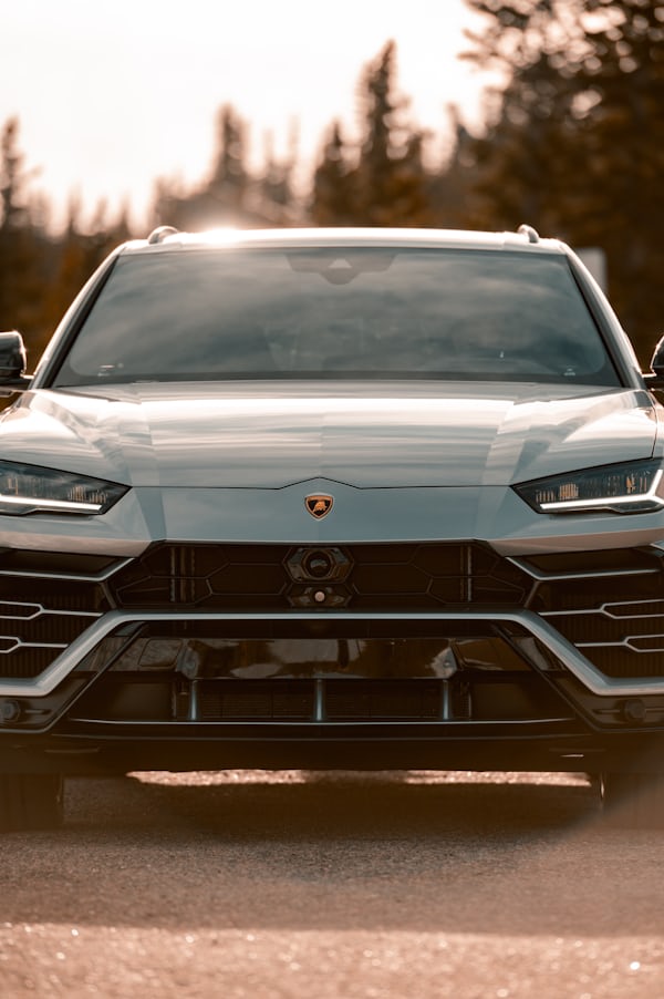 Front View of Lamborghini Urus SUV