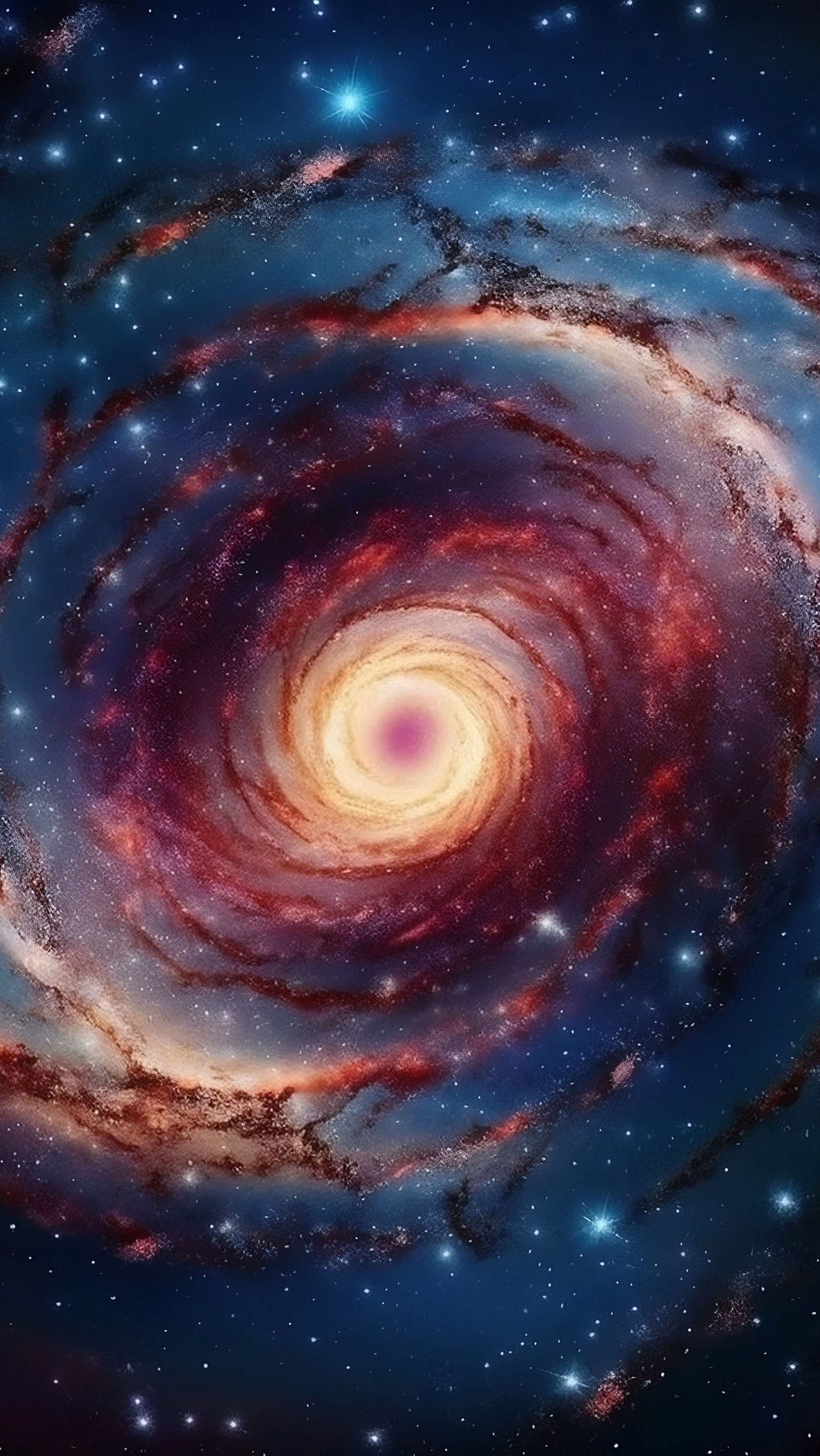 Spiral Galaxy in Outer Space