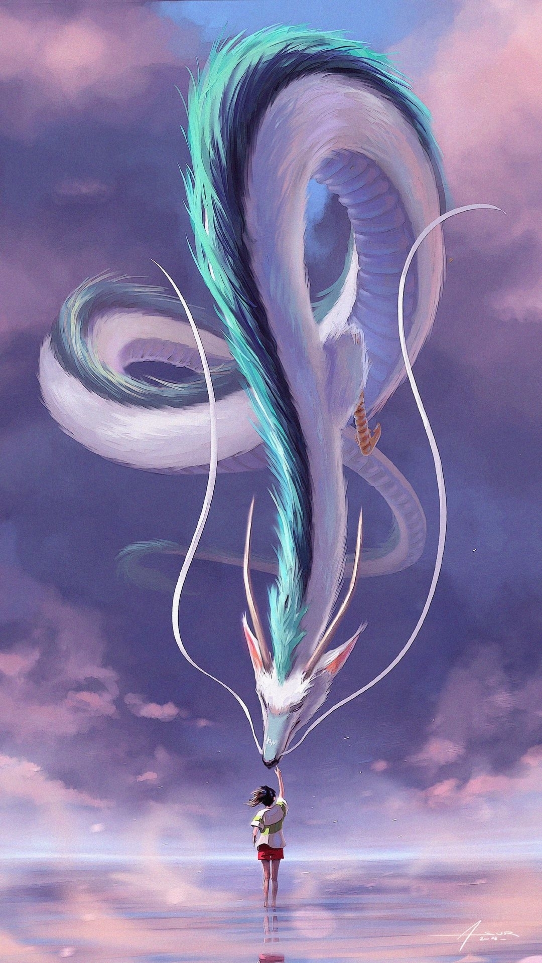 Chihiro Reaching for Dragon Haku