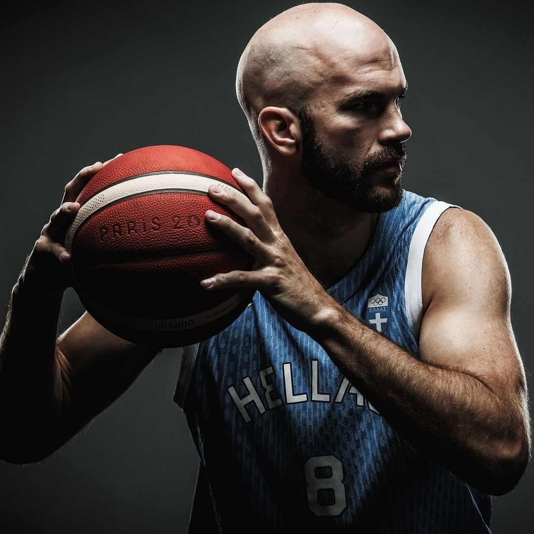 Greek Basketball Player Portrait