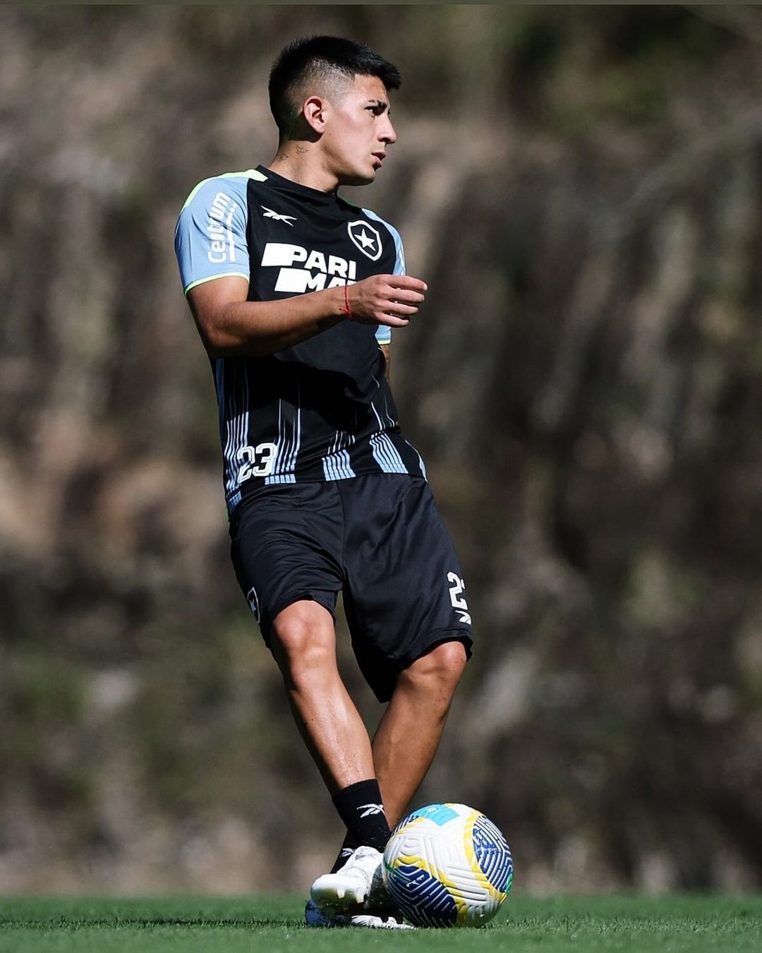 Soccer Player in Training Session