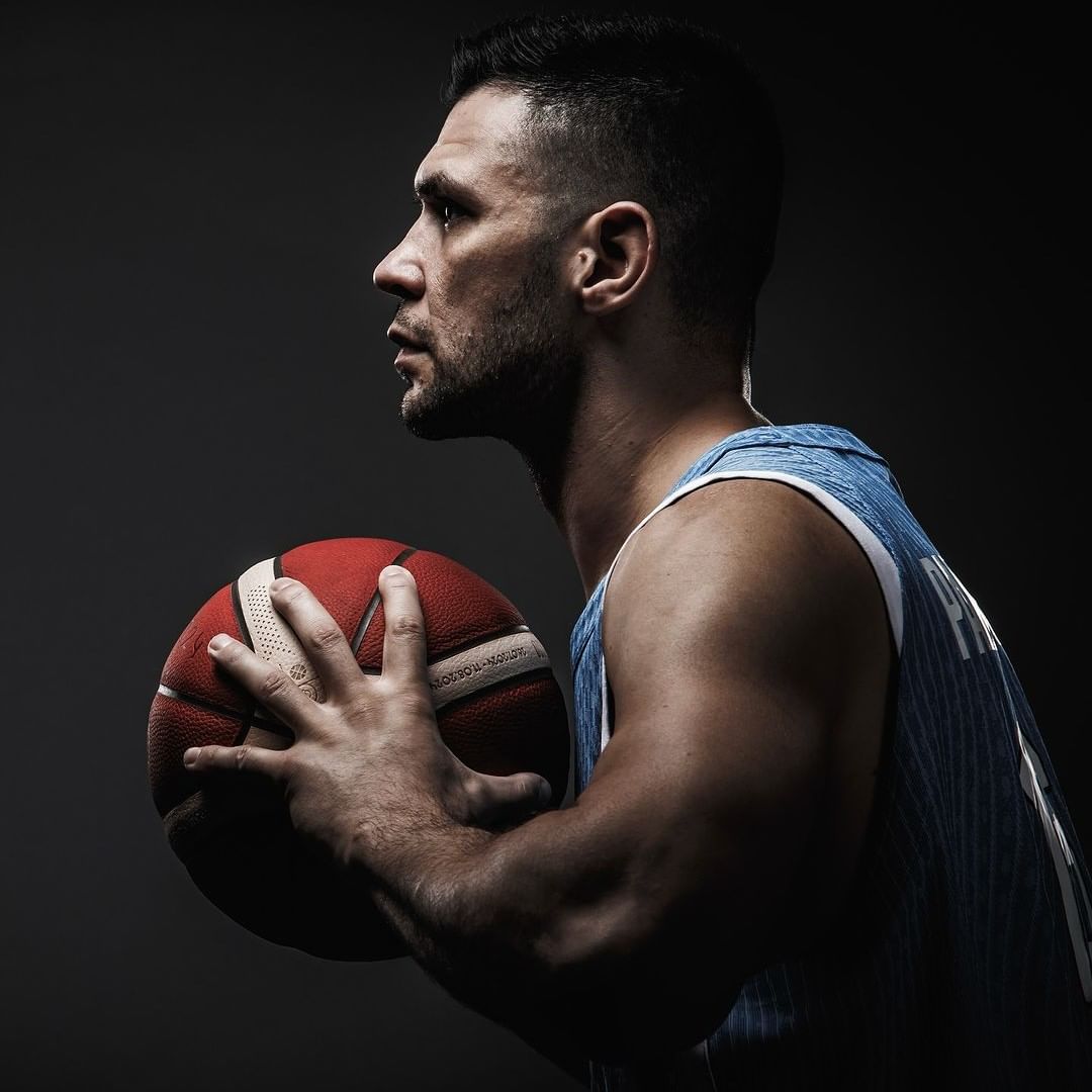 Male Basketball Player Portrait