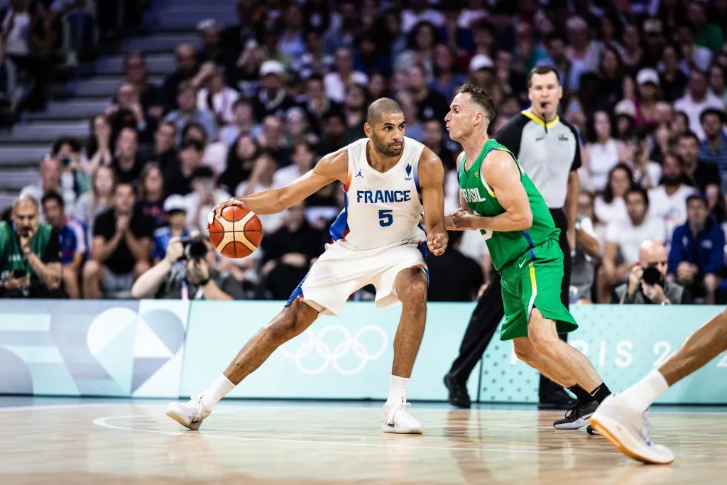 France Brazil Olympic Basketball Game