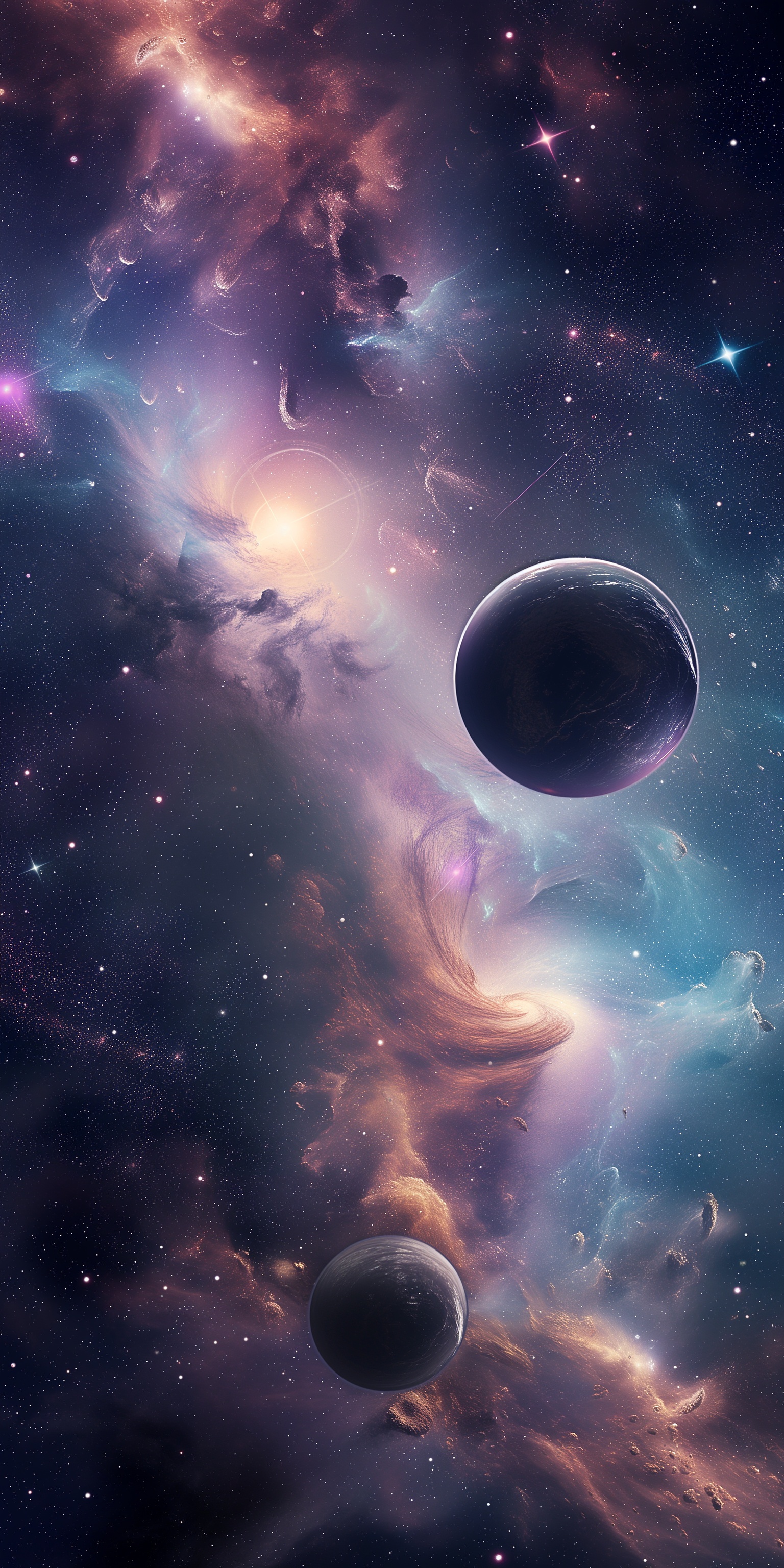 Two Planets in Cosmic Nebula