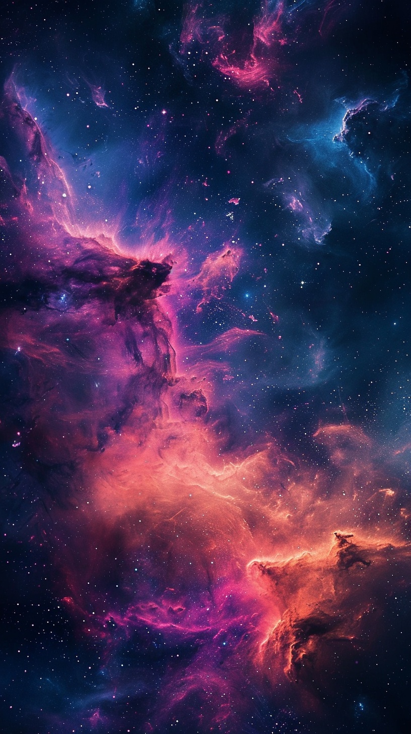 Vibrant Nebula in Outer Space