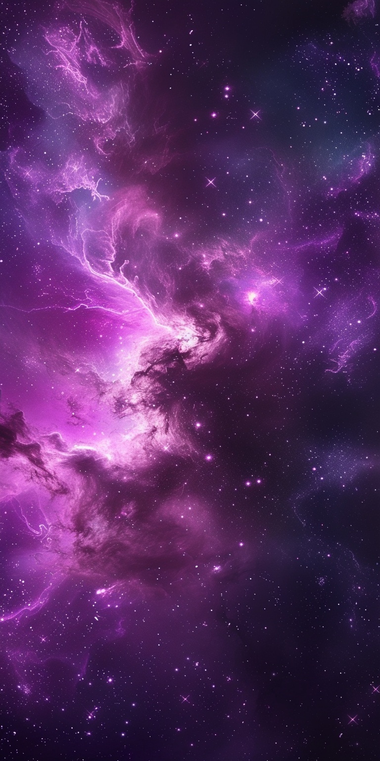 Purple Deep Space Nebula