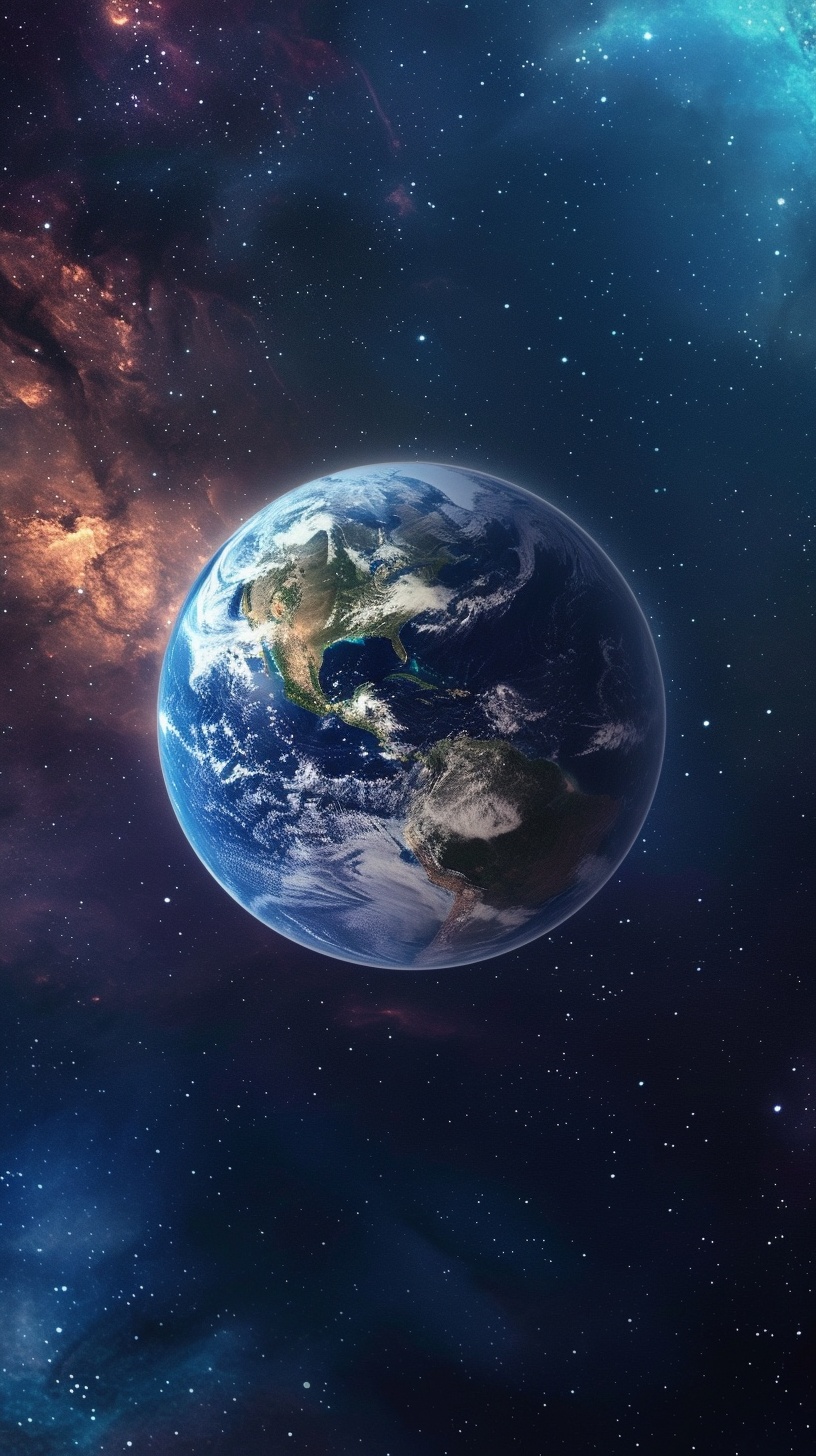 Earth Viewed From Outer Space