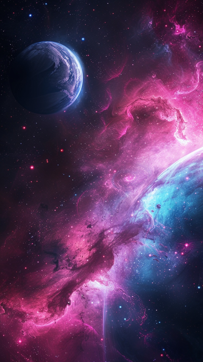 Two Planets in Cosmic Nebula
