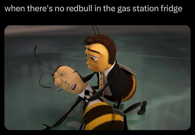 No Red Bull Bee Movie Meme