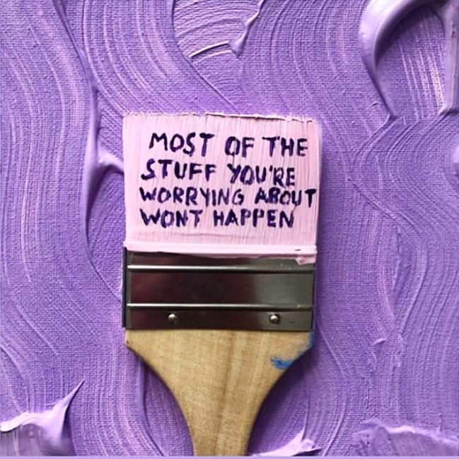 Paintbrush With Motivational Quote