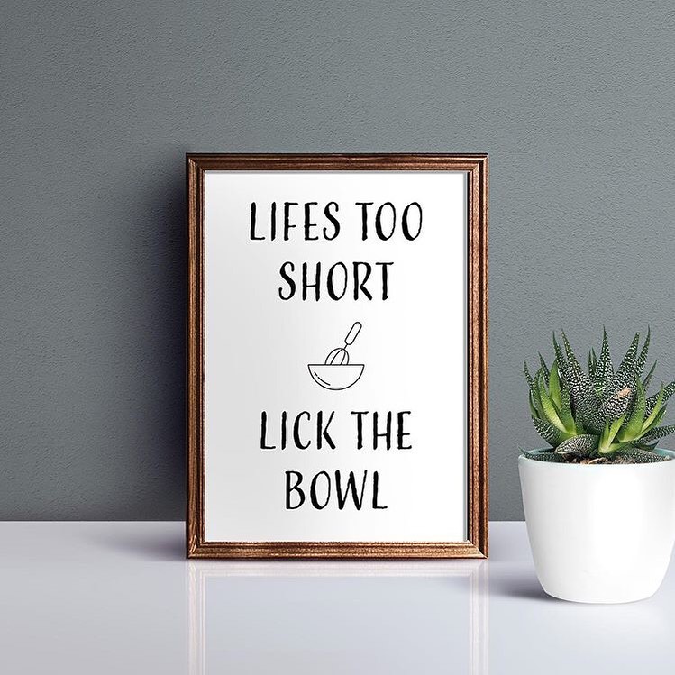 Funny Kitchen Quote Framed Print
