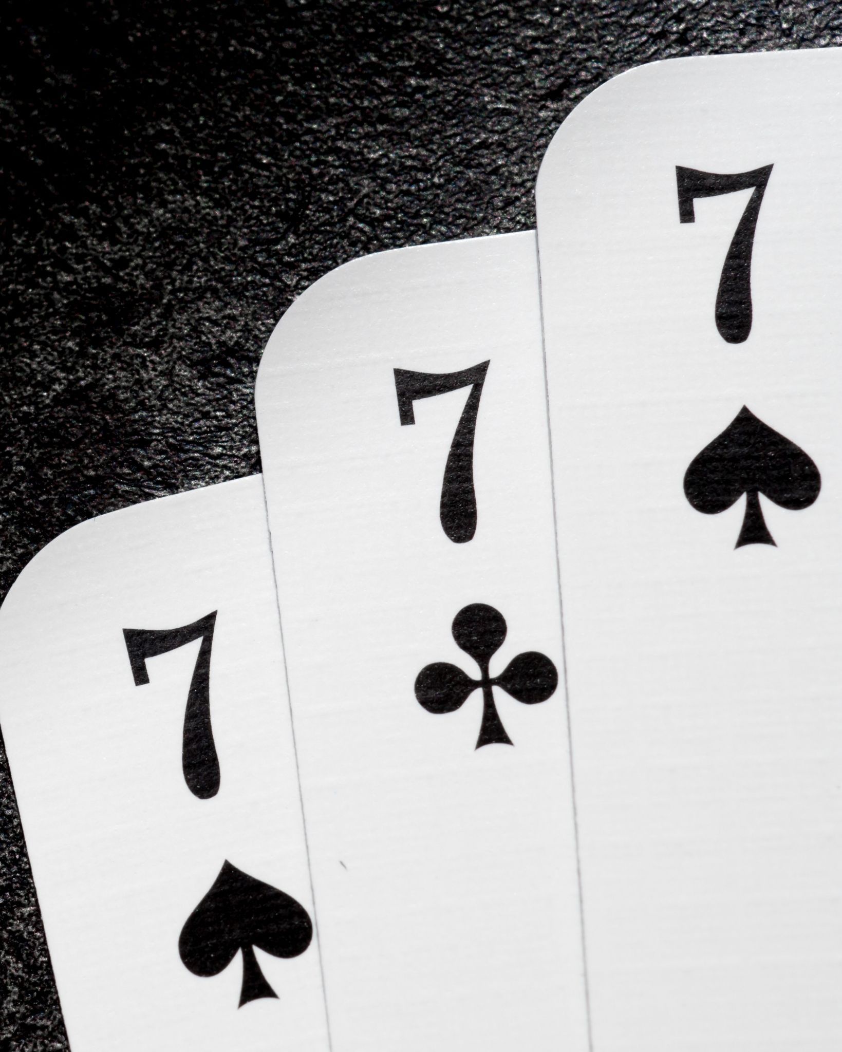 Three Sevens Playing Cards