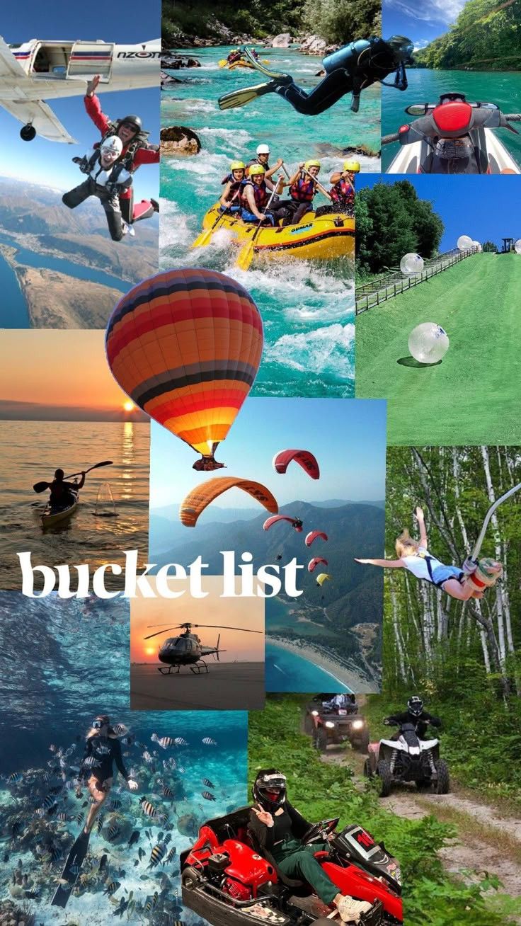 Adventure Activity Bucket List